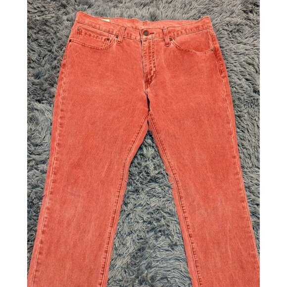 Levis 511 Corduroy Pants Size 36 x 32 Classic Salmon Pink Casual Nantucket EUC! - Picture 4 of 10